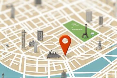 Carte de Paris avec localisation RapidLivraison FR